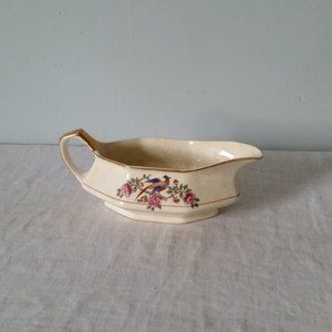 Antique French China Company Gravy Boat Pitcher